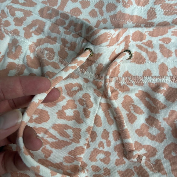 Chico's Zenergy Pink White Cheetah Animal Print Joggers - Picture 5 of 9